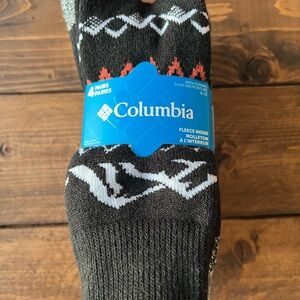 Columbia Fleece Men's Socks - 4 Pairs